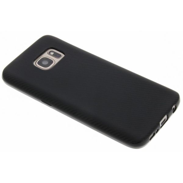 Carbon Softcase Backcover Samsung Galaxy S7