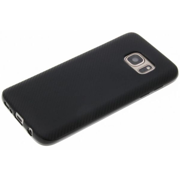 Carbon Softcase Backcover Samsung Galaxy S7