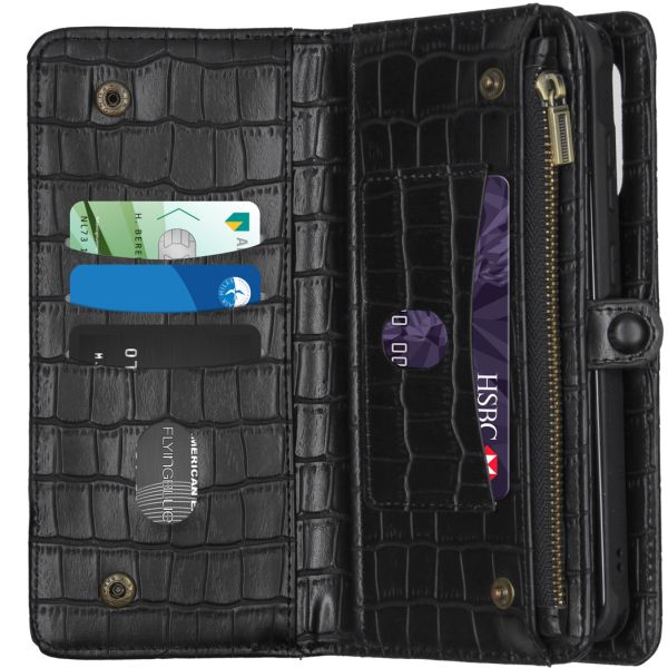 imoshion 2-in-1 Wallet Bookcase Samsung Galaxy S20 - Black Crocodile