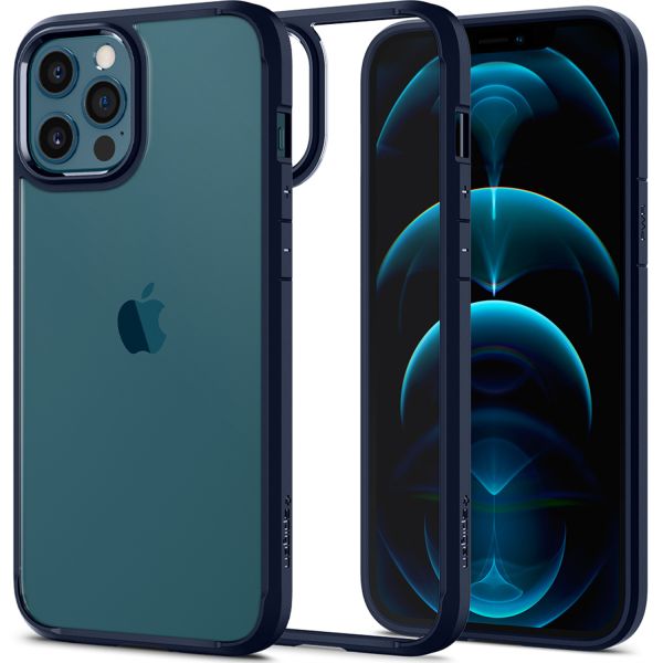 Spigen Ultra Hybrid Backcover iPhone 12 Pro Max - Donkerblauw