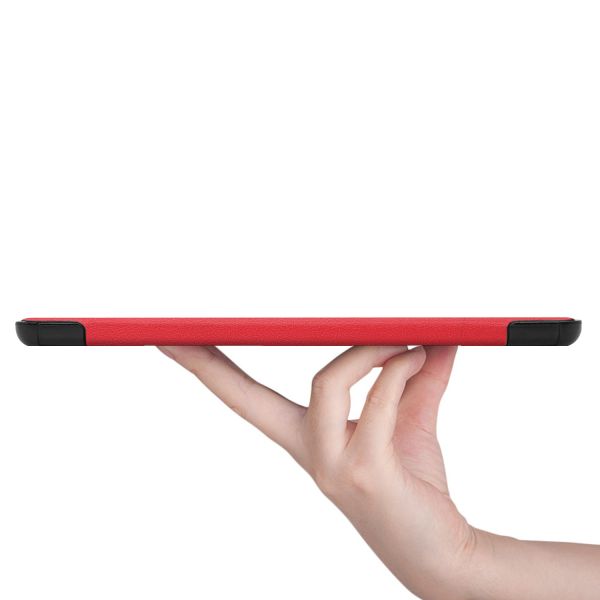 imoshion Trifold Bookcase Samsung Galaxy Tab S6 Lite / Tab S6 Lite (2022) / Tab S6 Lite (2024) - Rood