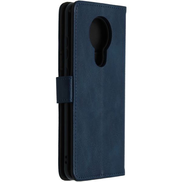 imoshion Luxe Bookcase Nokia 5.3 - Donkerblauw