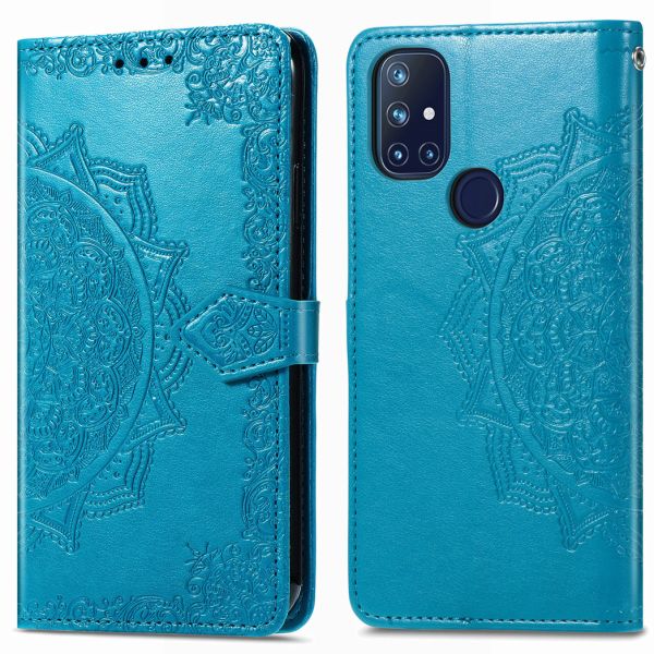 imoshion Mandala Bookcase OnePlus Nord N10 5G - Turquoise