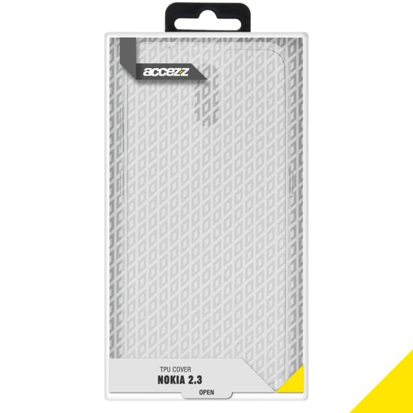 Accezz Clear Backcover Nokia 2.3 - Transparant