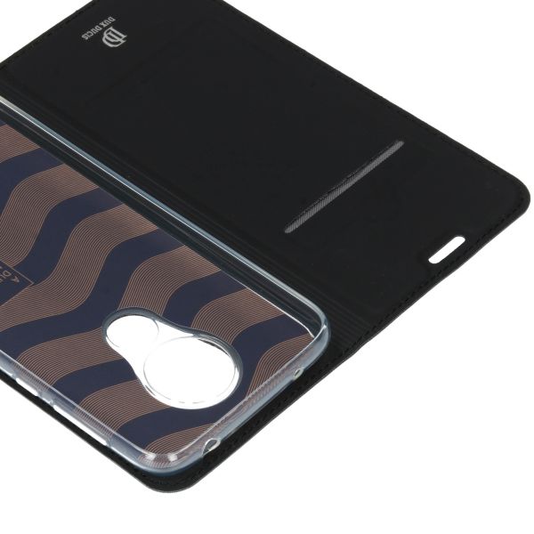Dux Ducis Slim Softcase Bookcase Motorola Moto G7 Power - Zwart
