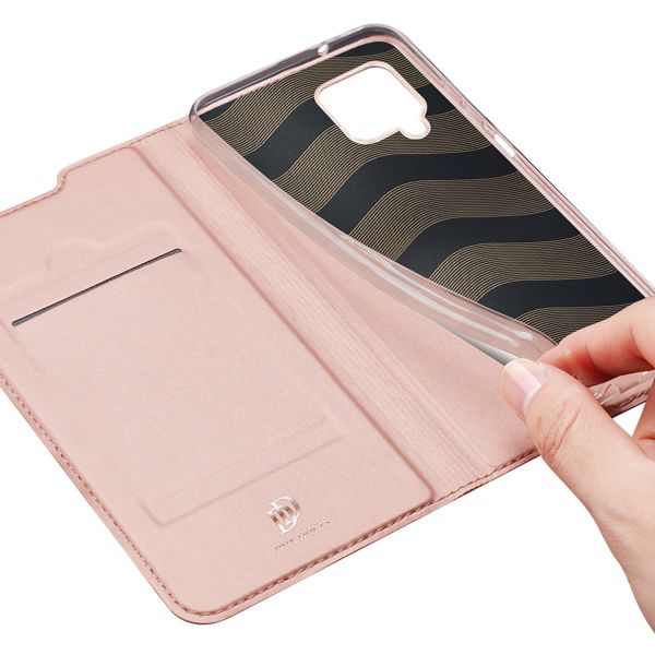 Dux Ducis Slim Softcase Bookcase Samsung Galaxy A12 - Rosé Goud