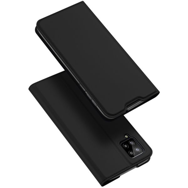 Dux Ducis Slim Softcase Bookcase Samsung Galaxy A12 - Zwart