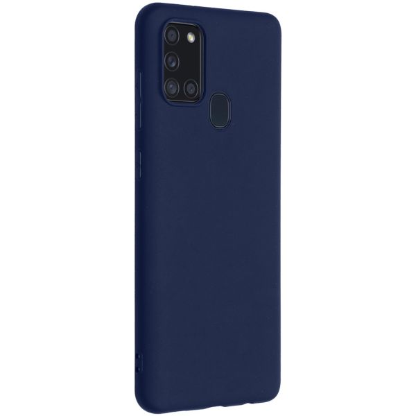 imoshion Color Backcover Samsung Galaxy A21s - Donkerblauw