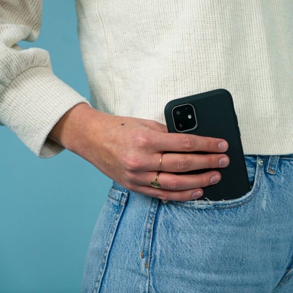 imoshion Color Backcover Samsung Galaxy A42 - Zwart