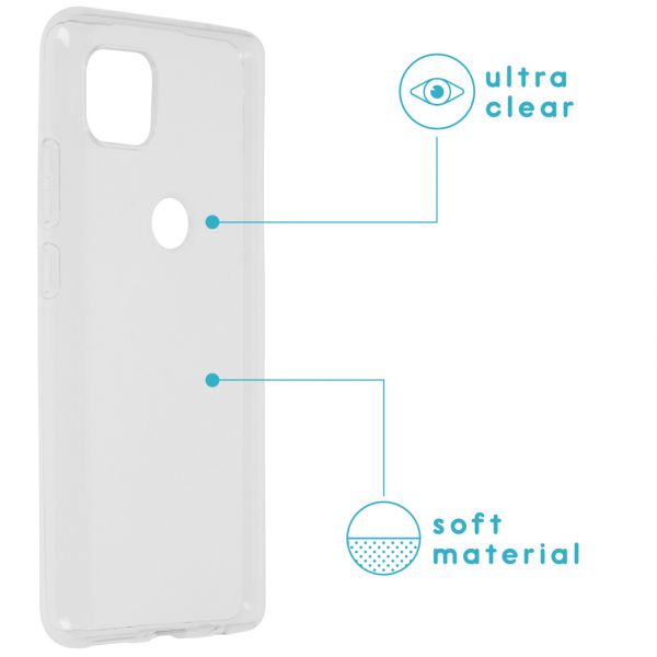 imoshion Softcase Backcover Motorola Moto G 5G - Transparant