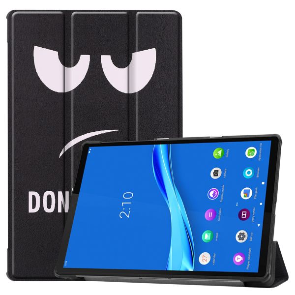 Design Hardcase Bookcase Lenovo Tab M10 Plus - Don't Touch