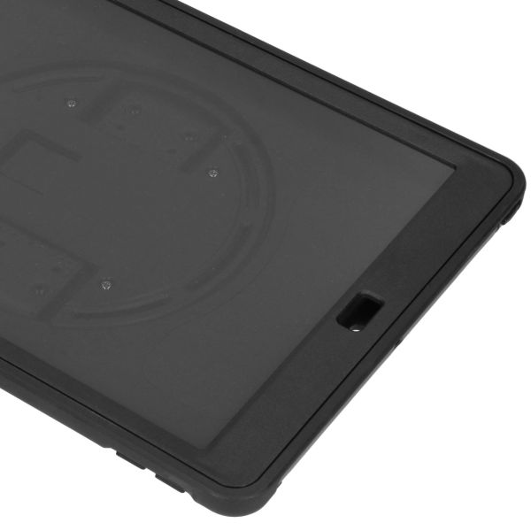 Defender Backcover met strap iPad 9 (2021) 10.2 inch / iPad 8 (2020) 10.2 inch / iPad 7 (2019) 10.2 inch - Zwart
