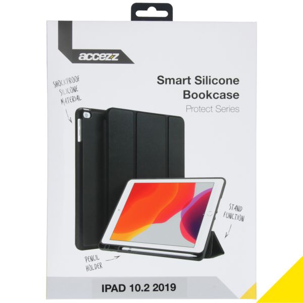 Accezz Smart Silicone Bookcase iPad 9 (2021) 10.2 inch / iPad 8 (2020) 10.2 inch / iPad 7 (2019) 10.2 inch - Rosé Goud