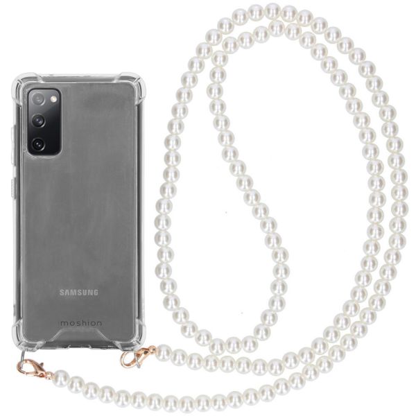 imoshion Backcover met koord - Parels Samsung Galaxy S20 FE