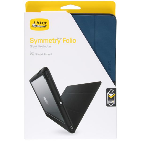 OtterBox Symmetry Folio Bookcase iPad 6 (2018) 9.7 inch / iPad 5 (2017) 9.7 inch - Blauw