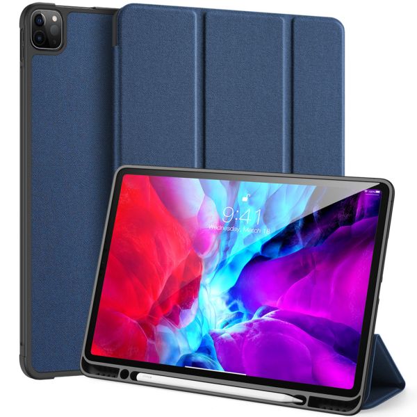 Dux Ducis Domo Bookcase iPad Pro 12.9 (2020) - Donkerblauw