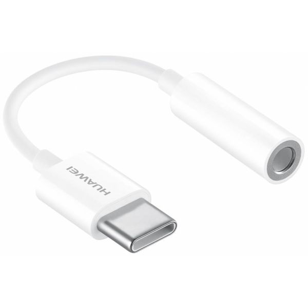 Huawei Wit USB-C naar 3,5 mm Jack audio aansluiting adapter