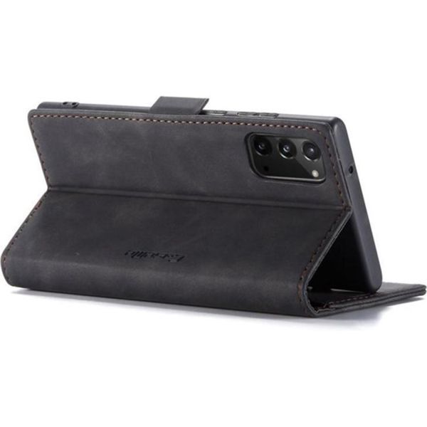 CaseMe Bookcase Samsung Galaxy Note 20 Ultra - Zwart