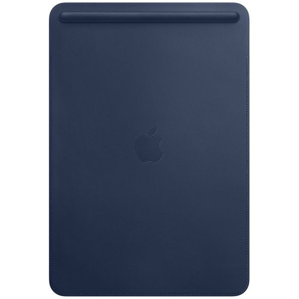 Apple Leather Sleeve iPad 9 (2021) 10.2 inch / 8 (2020) 10.2 inch / 7 (2019) 10.2 inch / Pro 10.5 (2017) / Air 3 (2019) - Donkerblauw