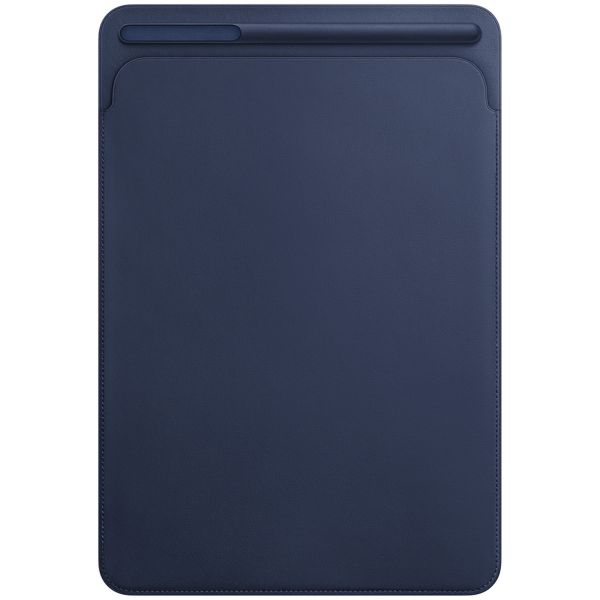 Apple Leather Sleeve iPad 9 (2021) 10.2 inch / 8 (2020) 10.2 inch / 7 (2019) 10.2 inch / Pro 10.5 (2017) / Air 3 (2019) - Donkerblauw