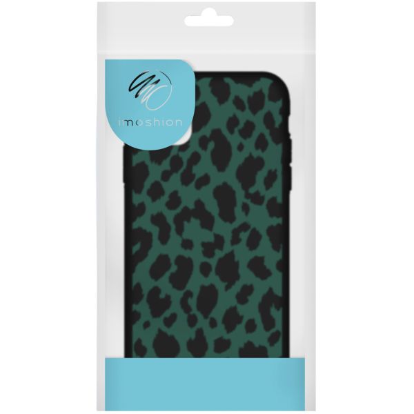 imoshion Design hoesje Samsung Galaxy S21 - Luipaard - Groen / Zwart