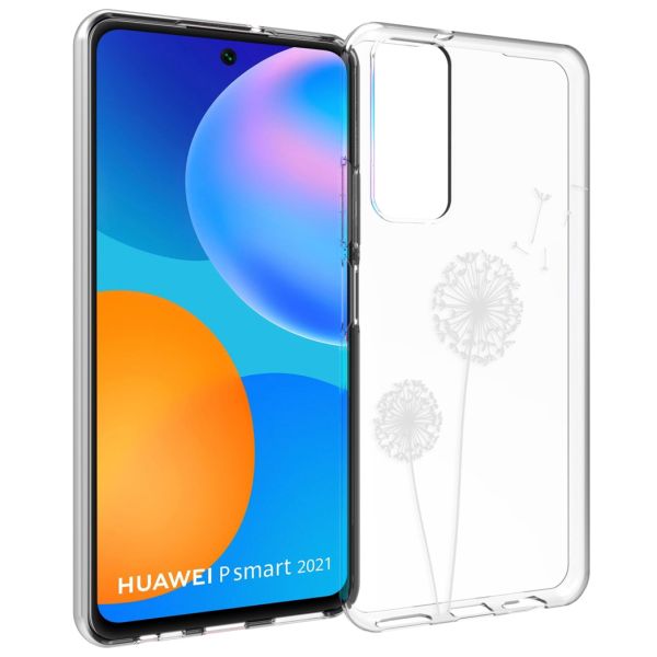 imoshion Design hoesje Huawei P Smart (2021) - Paardenbloem - Wit