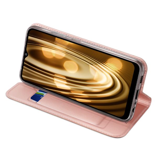 Dux Ducis Slim Softcase Bookcase Samsung Galaxy A02s - Rosé Goud