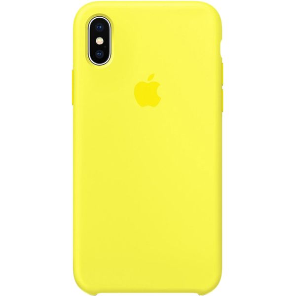 Apple Silicone Backcover iPhone X - Flash