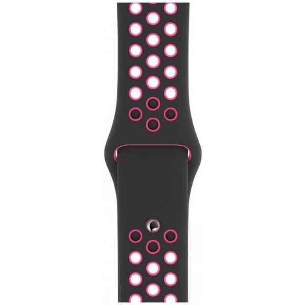 Apple Nike Sport Band Apple Watch Series 1-9 / SE - 38/40/41 mm - Black / Pink Blast