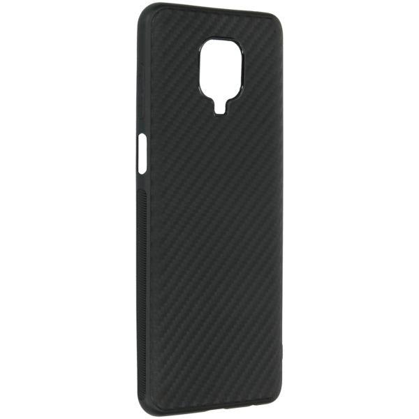Carbon Softcase Backcover Xiaomi Redmi Note 9 Pro / 9S