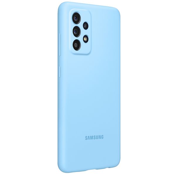 Samsung Originele Silicone Backcover Samsung Galaxy A52(s) (5G/4G) - Blauw