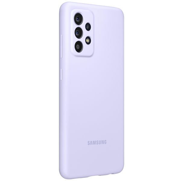 Samsung Originele Silicone Backcover Samsung Galaxy A52(s) (5G/4G) - Paars
