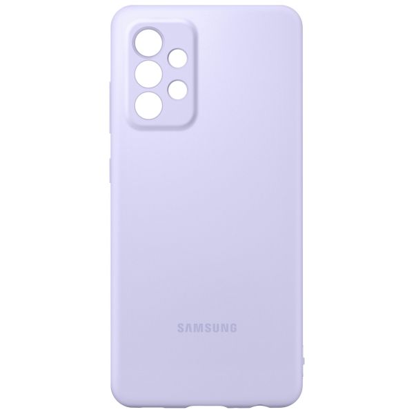 Samsung Originele Silicone Backcover Samsung Galaxy A52(s) (5G/4G) - Paars