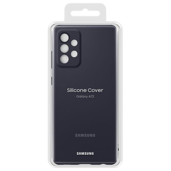 Samsung Originele Silicone Backcover Galaxy A72 - Zwart