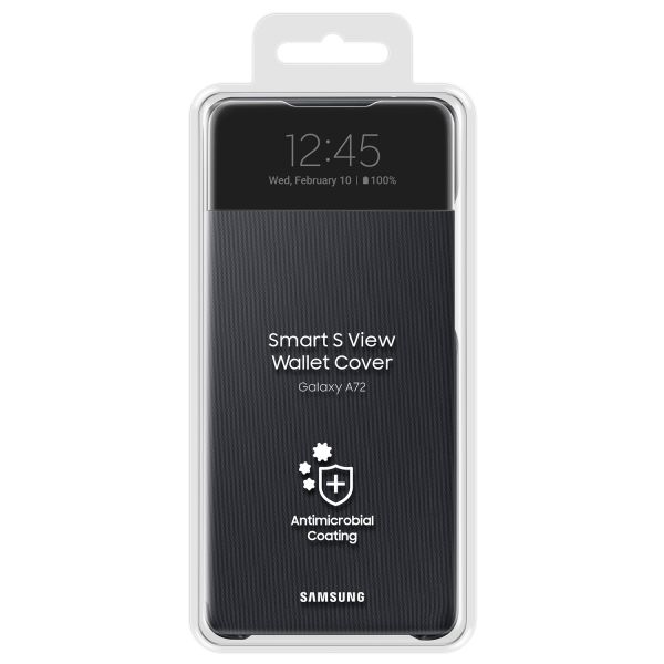 Samsung Originele S View Cover Galaxy A72 - Zwart