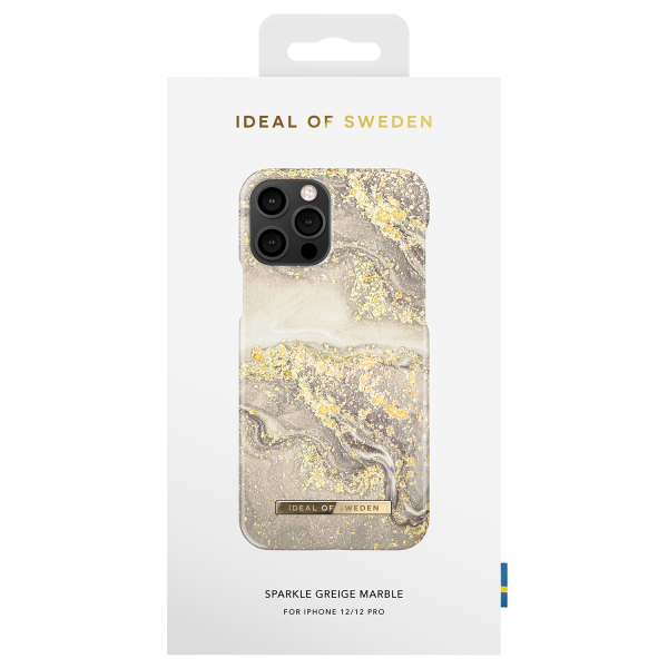 iDeal of Sweden Fashion Backcover iPhone 12 Pro Max - Sparkle Greige Marble