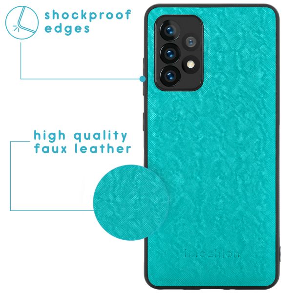 imoshion Luxe Portemonnee Samsung Galaxy A52(s) (5G/4G) - Turquoise