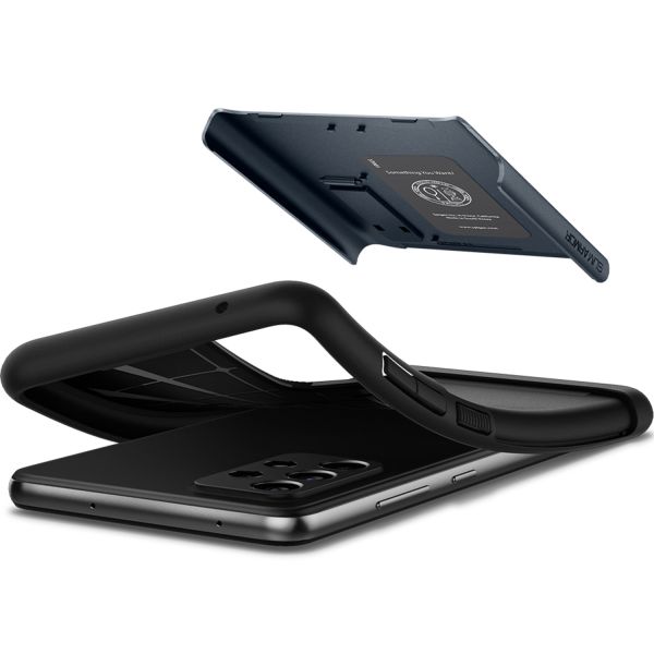 Spigen Slim Armor Backcover Samsung Galaxy A52(s) (5G/4G) - Donkerblauw