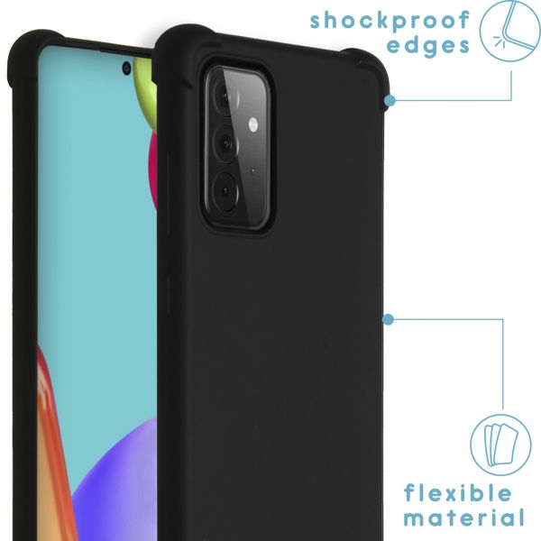 imoshion Color Backcover met koord Samsung Galaxy A52(s) (5G/4G) - Zwart