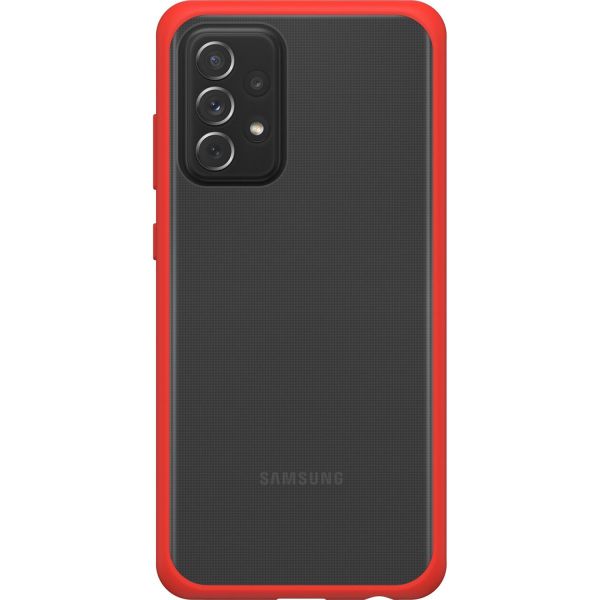 OtterBox React Backcover Samsung Galaxy A72 - Transparant / Rood