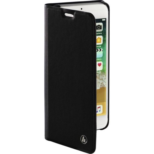 Hama Slim Pro Bookcase iPhone SE (2022 / 2020) / 8 / 7 / 6(s) - Zwart