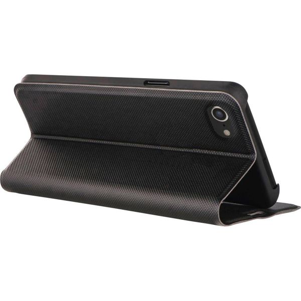 Hama Slim Pro Bookcase iPhone SE (2022 / 2020) / 8 / 7 / 6(s) - Zwart