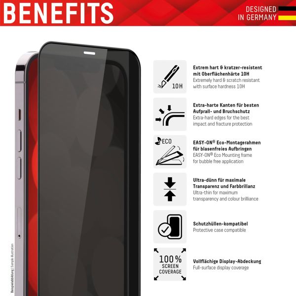 Displex Screenprotector Privacy Glass Full Cover iPhone 13 Pro Max