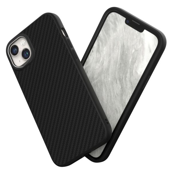 RhinoShield SolidSuit Backcover iPhone 14 Plus - Carbon Fiber / Black