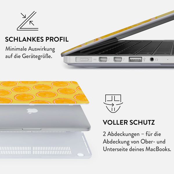 Burga Hardshell Cover MacBook Pro 13 inch (2020 / 2022) - A2289 / A2251 / A2338 - Bitter