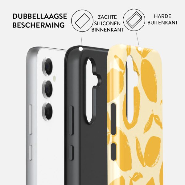 Burga Tough Backcover Samsung Galaxy A54 - Lemon Tart