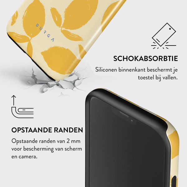 Burga Tough Backcover iPhone 12 (Pro) - Lemon Tart