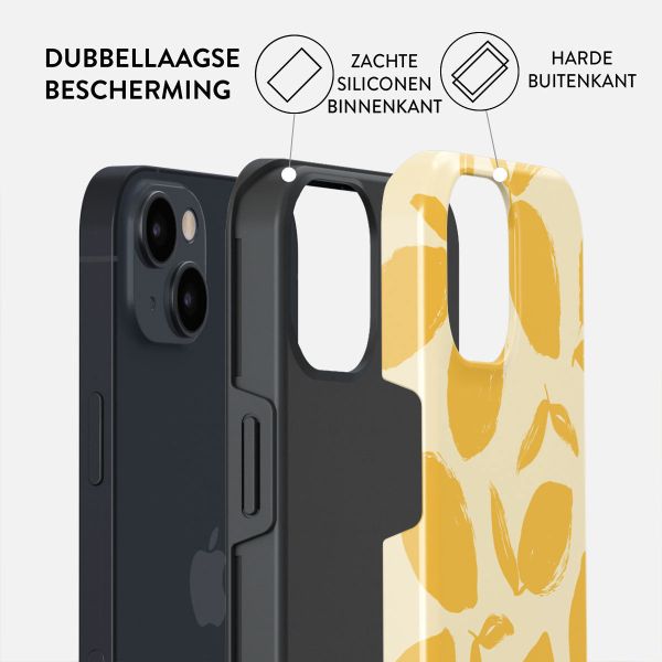 Burga Tough Backcover iPhone 13 - Lemon Tart