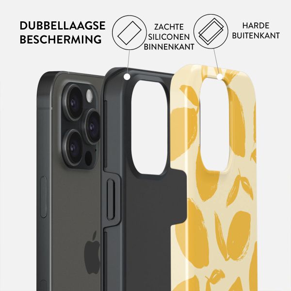 Burga Tough Backcover iPhone 15 Pro - Lemon Tart