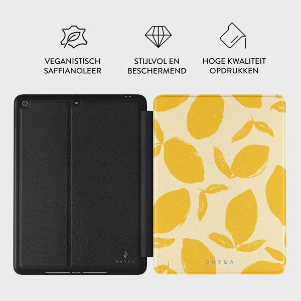 Burga Tablet Case iPad 7 (2019) / iPad 8 (2020) / iPad 9 (2021) 10.2 inch - Lemon Tart